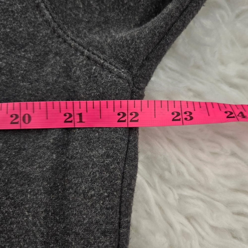 Men's Charcoal Zip-Up Hoodie with Neon Trim - Picture 6 of 8